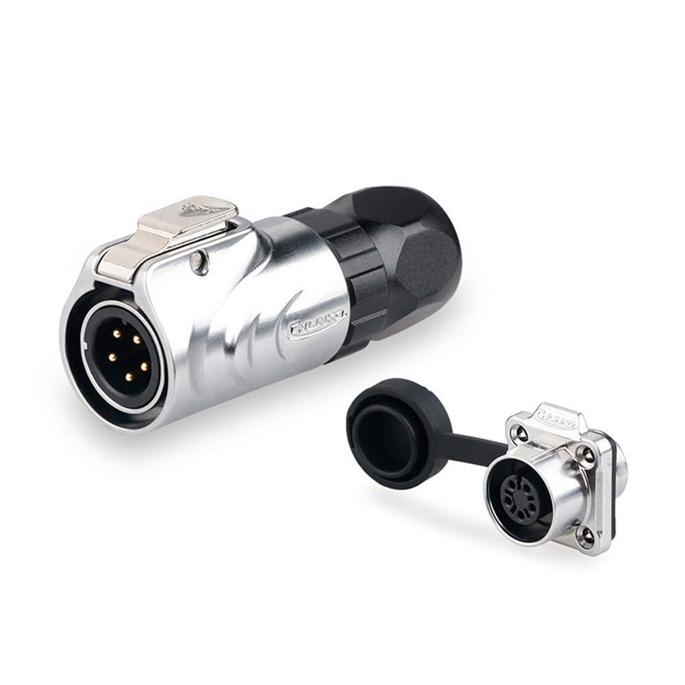 LP-12-5 Pin Industrial Circular Waterproof Aviation Plug Power