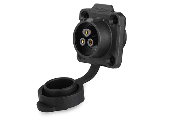 3芯塑料四孔母插座