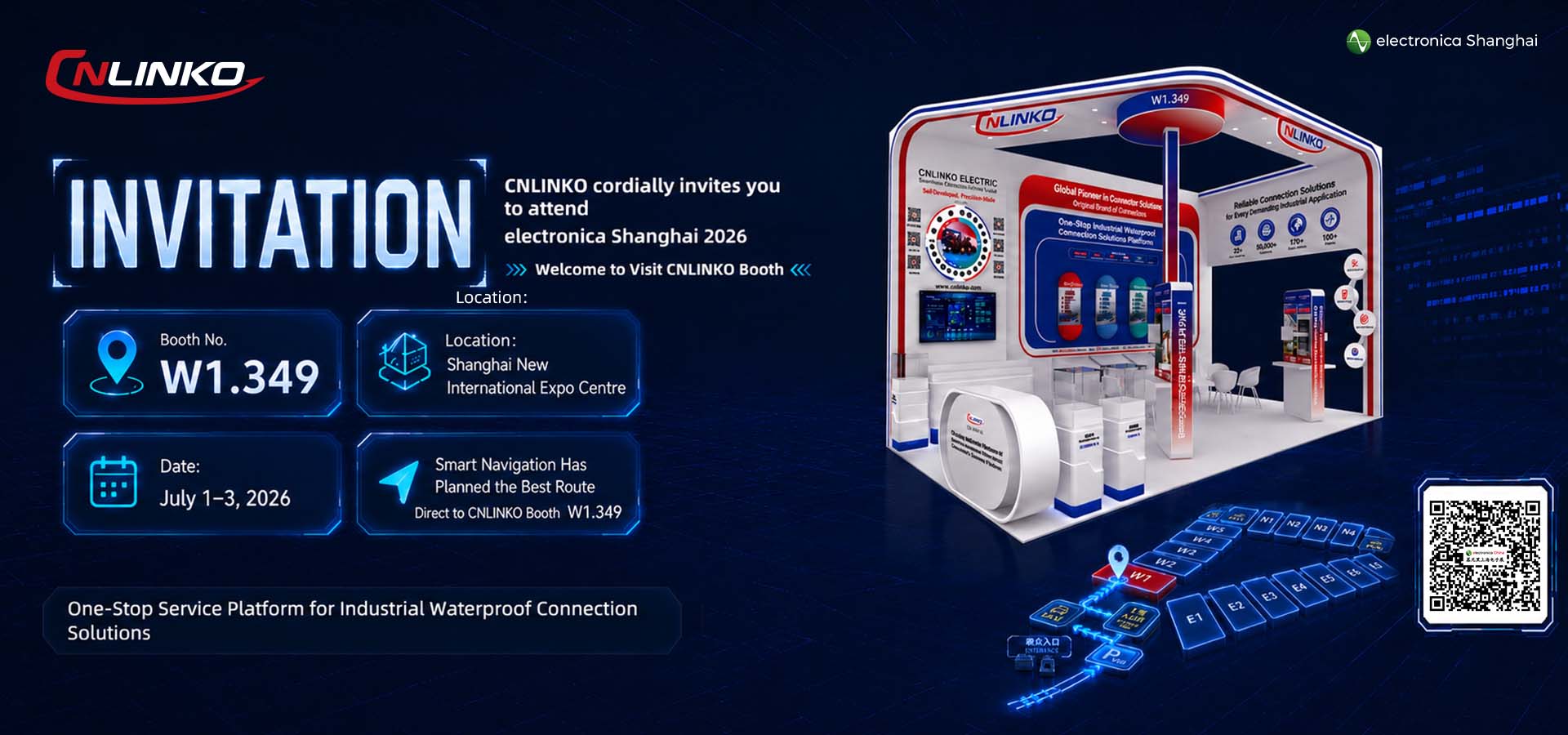 CNLINKO Cordially invites you to attend electronica Shanghai 2026