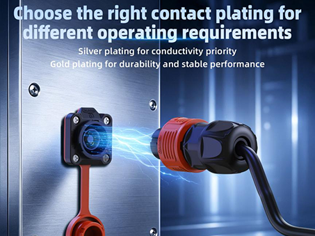 Choose the right contact plating for different operating requirements