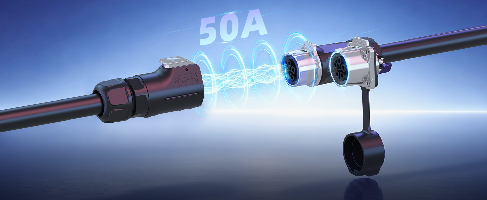 LP32 5 Pin Waterproof Connector