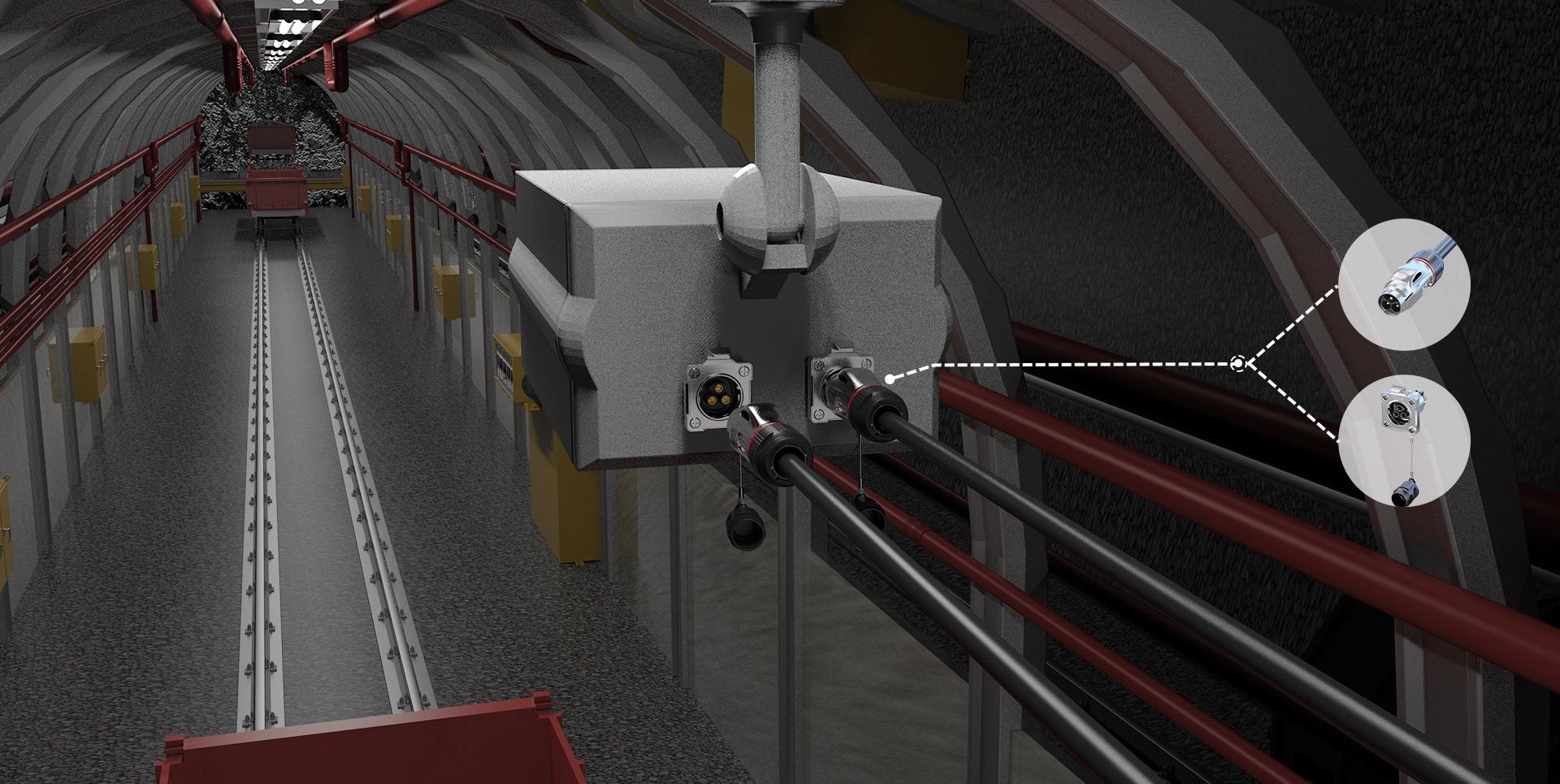 Industrial Grade Waterproof Connectors for Underground Mining
